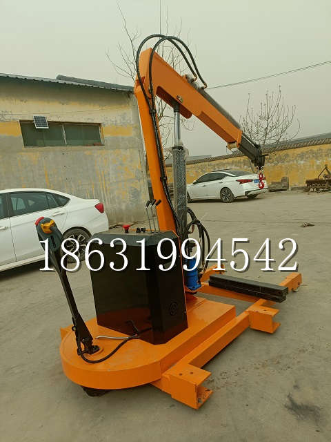 蒲县自卸车厢随车吊 自制轮式四不像起重机 四驱平板吊 5吨 贵盛